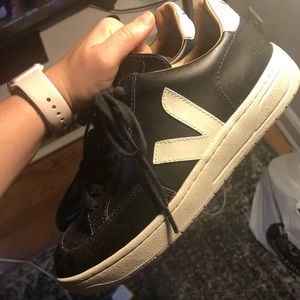 Black and white Veja sneakers